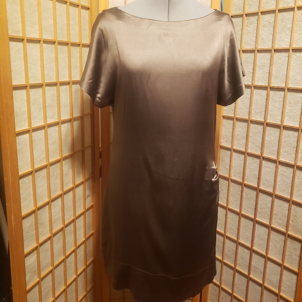 Banana Republic Silk Brown Dress